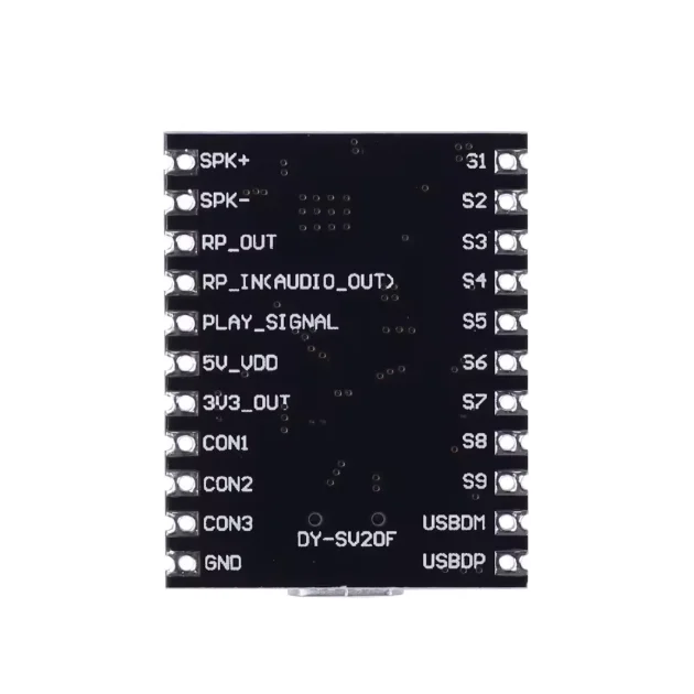 SV20F 5W voice MP3 playback control module triggers one-to-one, 32M stores custom audio