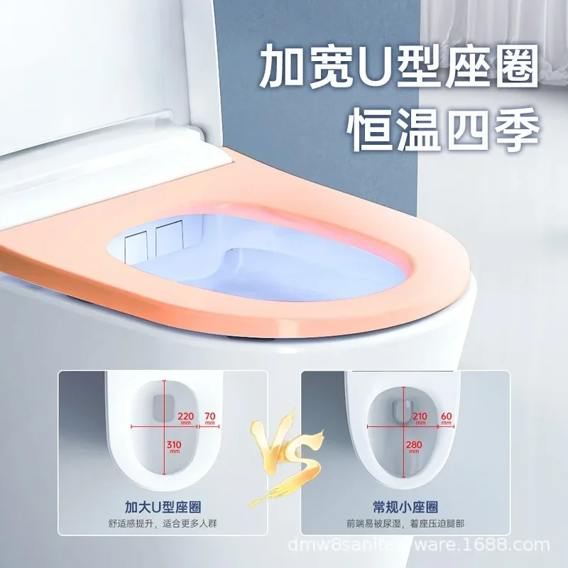 Pas de limite de pression d'eau siphon toilette domestique électrique instantanée