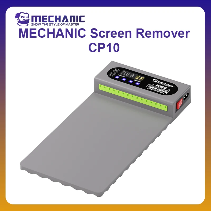 MECHANIC OFFICIAL CP10 LCD Screen Remover Heating Stage Separator Pad For Mobile PhonePad Repair LCD Dismantling Separation Tool