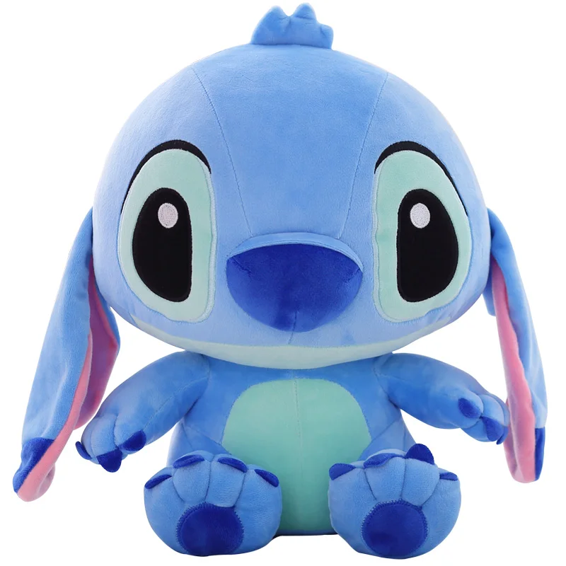 35-65cm Genuine Disney Kawaii Giant Stitch Plush Toy Cute Anime Peripheral Plush Stuffed Doll Children\'s Birthday Christmas Gift