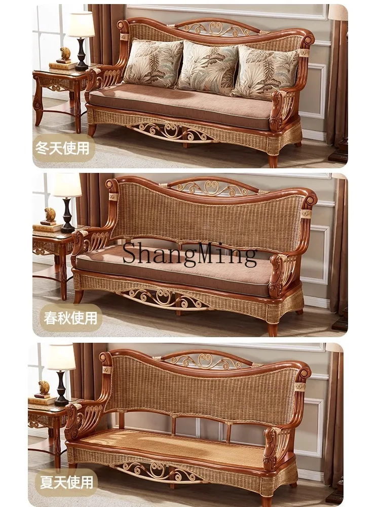 CL أريكة الفن الروطان أثاث غرفة المعيشة B & B فندق كرسي أريكة الروطان #3