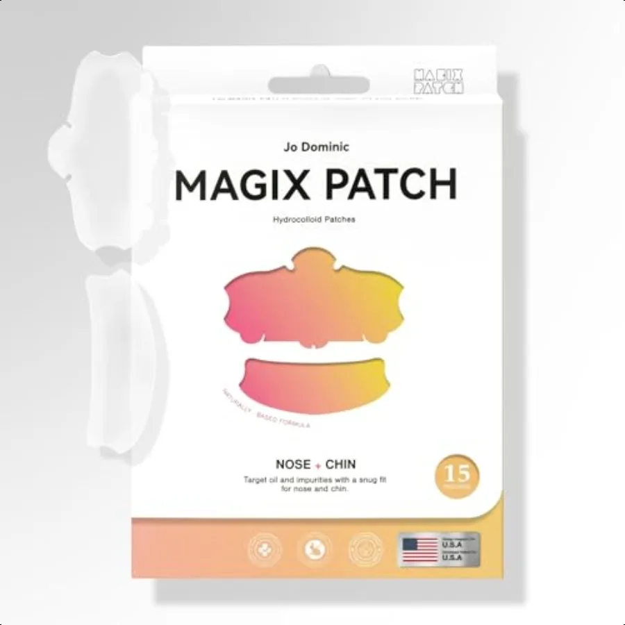magix-patch-鼻・顎ニキビパッチ-ハイドロコロイドニキビパッチ-tゾーンケア用-油分吸収-ニキビ跡・シミを一晩で吸収-ヴィーガン-クルエルティフリー