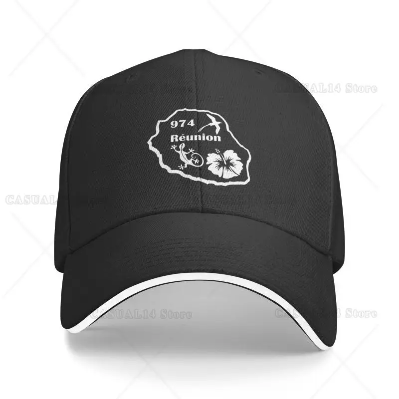 

Fashion 974 Reunion Island Baseball Cap for Men Women Personalized Adjustable Adult Dad Hat Spring