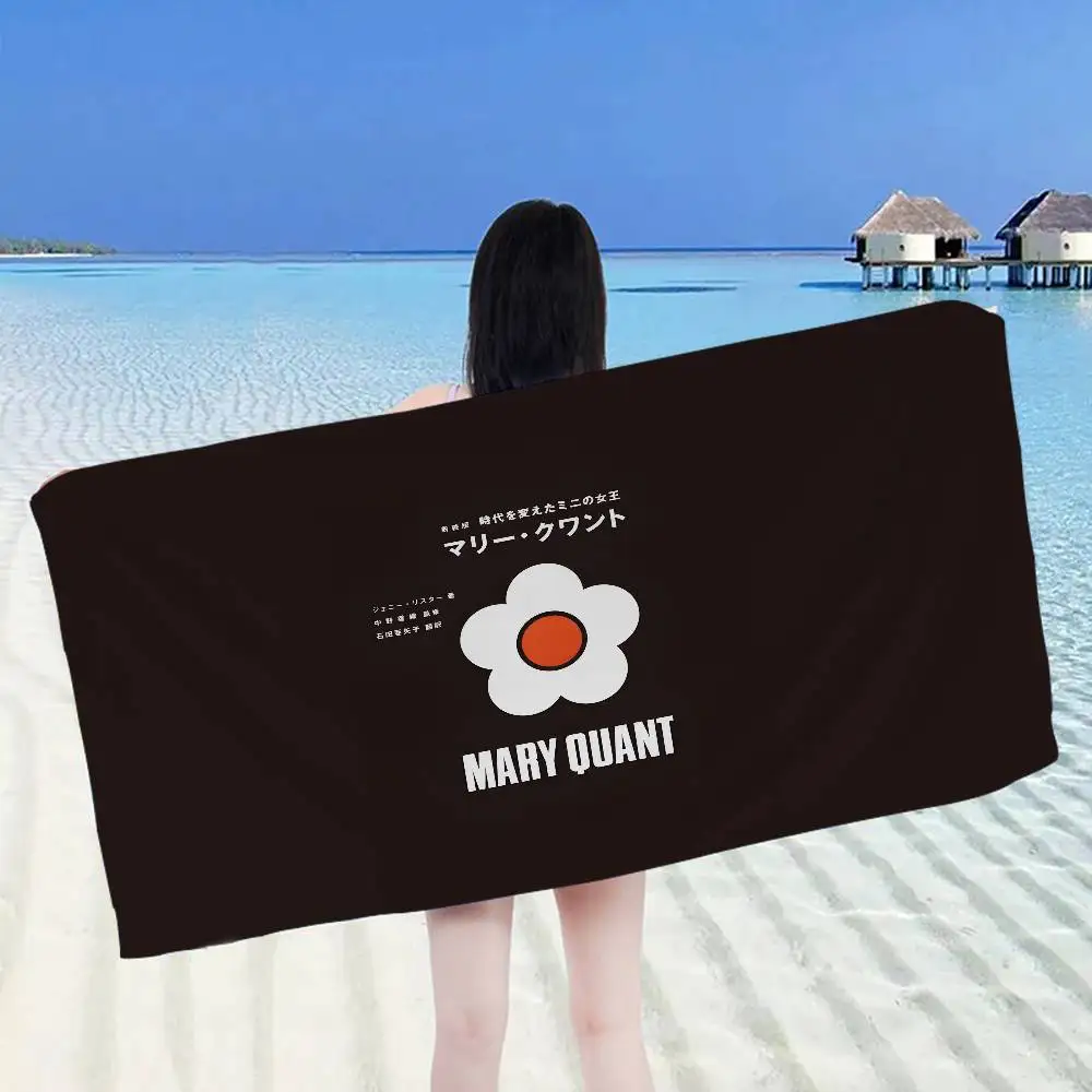 Fashion M-Mary-Q-Quant Microfiber Beach Towel Absorbent Quick Dry Soft Yoga Swimming Resort Mountain Climbing Towel