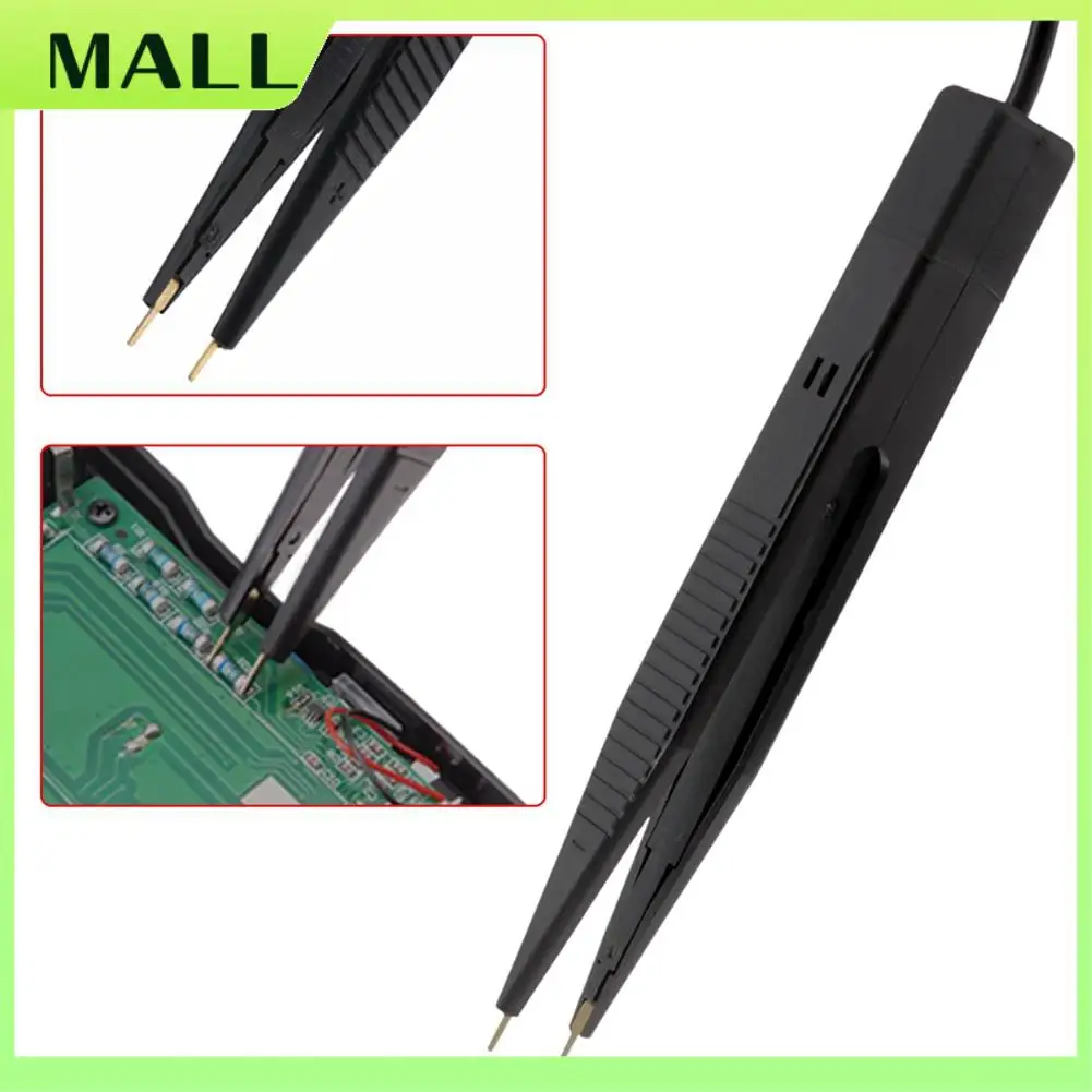 MALL SMD SMT Chip Test Clip Lead Probe Digital Multimeter Meter Tweezer Capacitor LCR Capacitor Test Pen