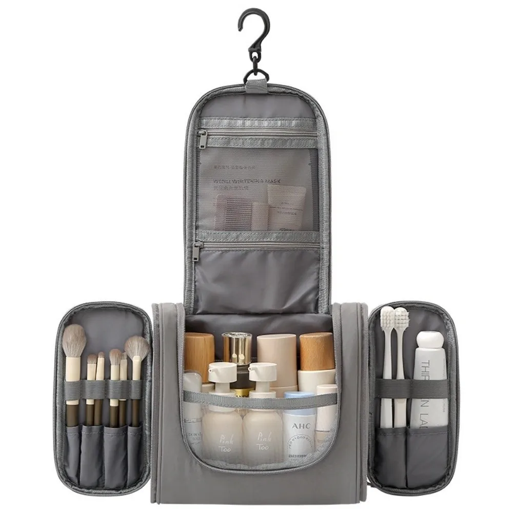 Portable Waterproof Travel Wash Bag Large Capacity with Hanging Hook Hanging Toiletry Organizer Shower Toiletry Kit Travel
