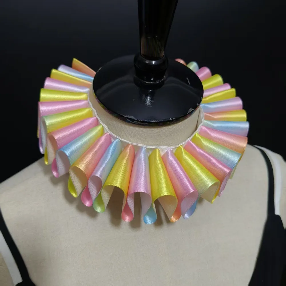 colarinho-falso-destacavel-de-organza-com-babados-estilo-vintage-para-fantasia-de-palhaco-de-circo-traje-vitoriano-e-renascentista