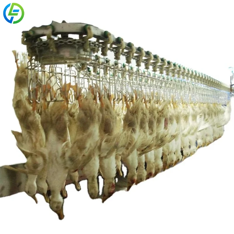 Customized Poultry Slaughter Line With Hanging Convey Rail Poultry Overhead Conveying Hanging Rail For Processing Line