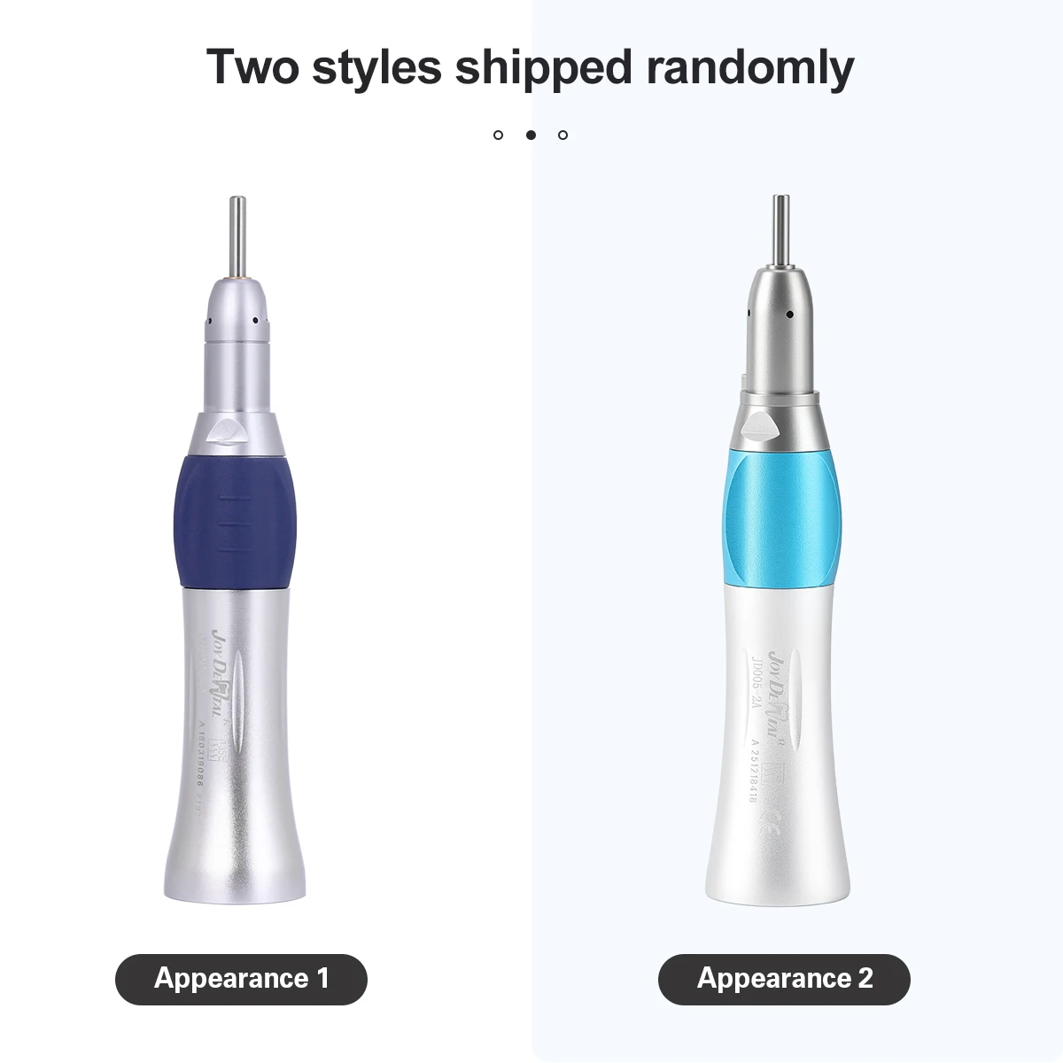 Dental Low Speed Handstück Push Button Contra Winkel Gerade Nase Kegel Latch Contra Winkel E-typ Luft Motor 2/4 löcher – Detail 1