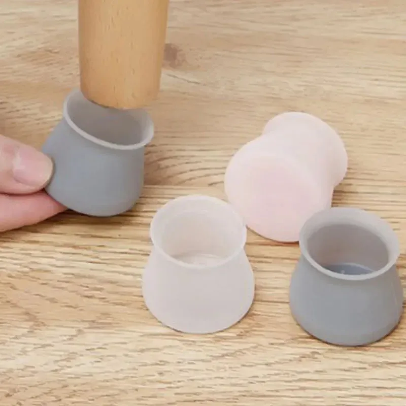 8/16/24 Pcs Round Chair Leg Protector Silicone, Chair Leg Pads, Furniture Leg Protector, Non Slip Reduce Noise