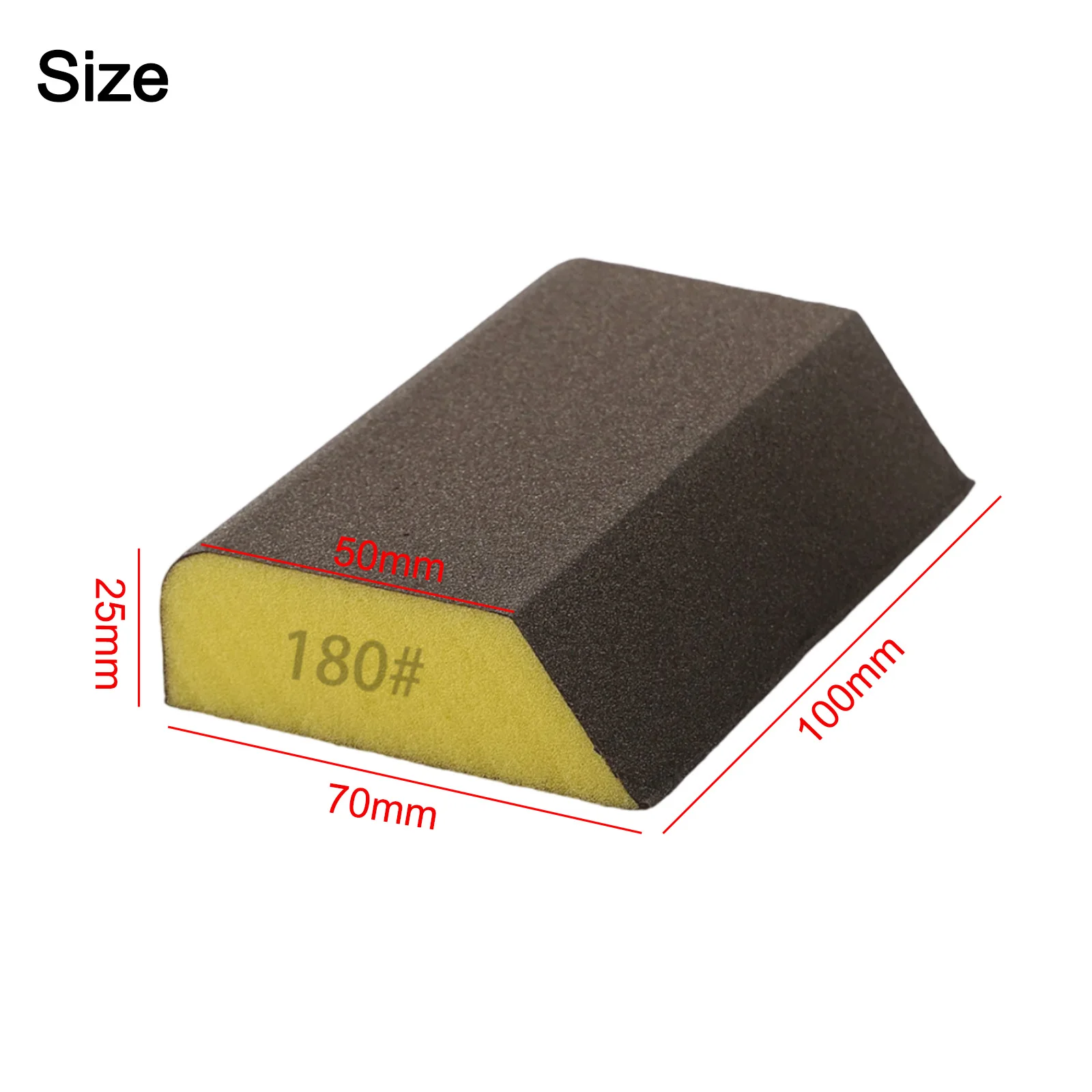 10 Pcs Sanding Block Washable Sponges Sanding Blocks Set 80-220Grit For Woodworking Grinding Block For Wood Drywall Metal  ﻿