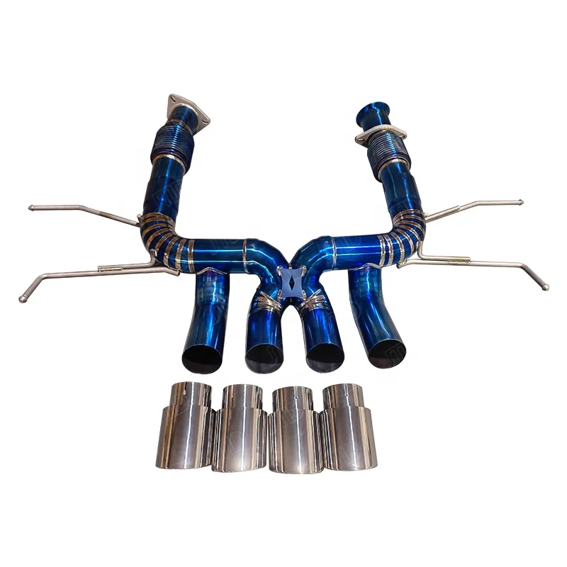 

High Quality Titanium Exhaust System for Chevrolet Corvette C8 Z06 Without Valve Titanium Exhaust Tips