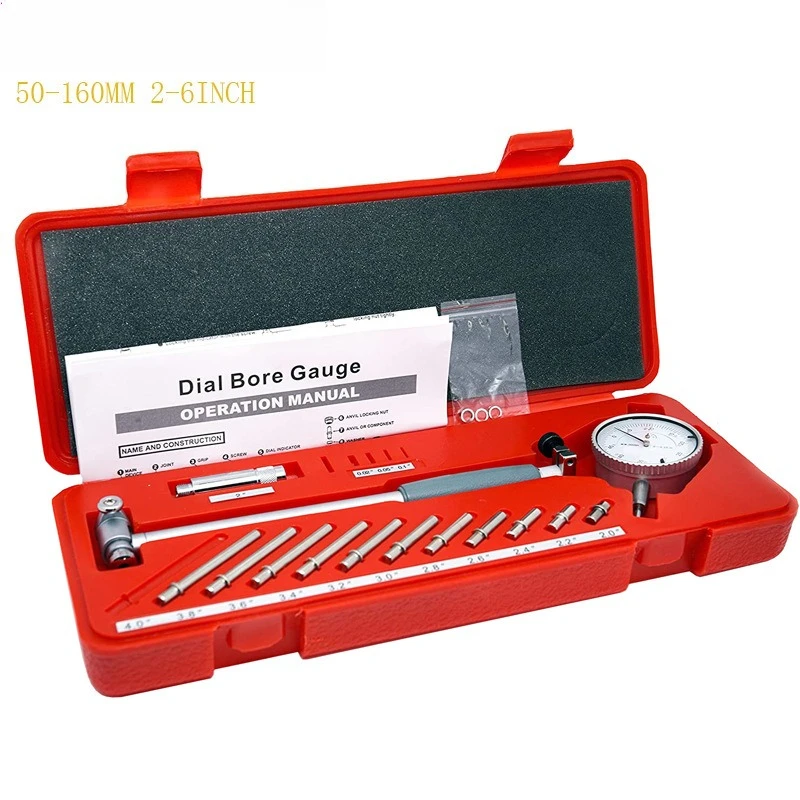 

2-6 inner diameter gauge, bridge guard inner dial meter 0.001