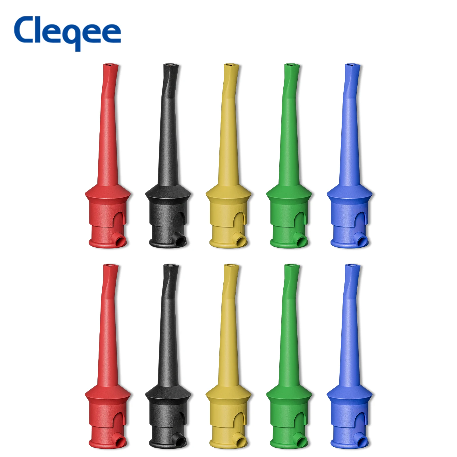 Cleqee P5002 High Quality Test Hook Clip Mini Grabber Electronic Test Accessories SMD IC Test Probe Clamps Welding Type