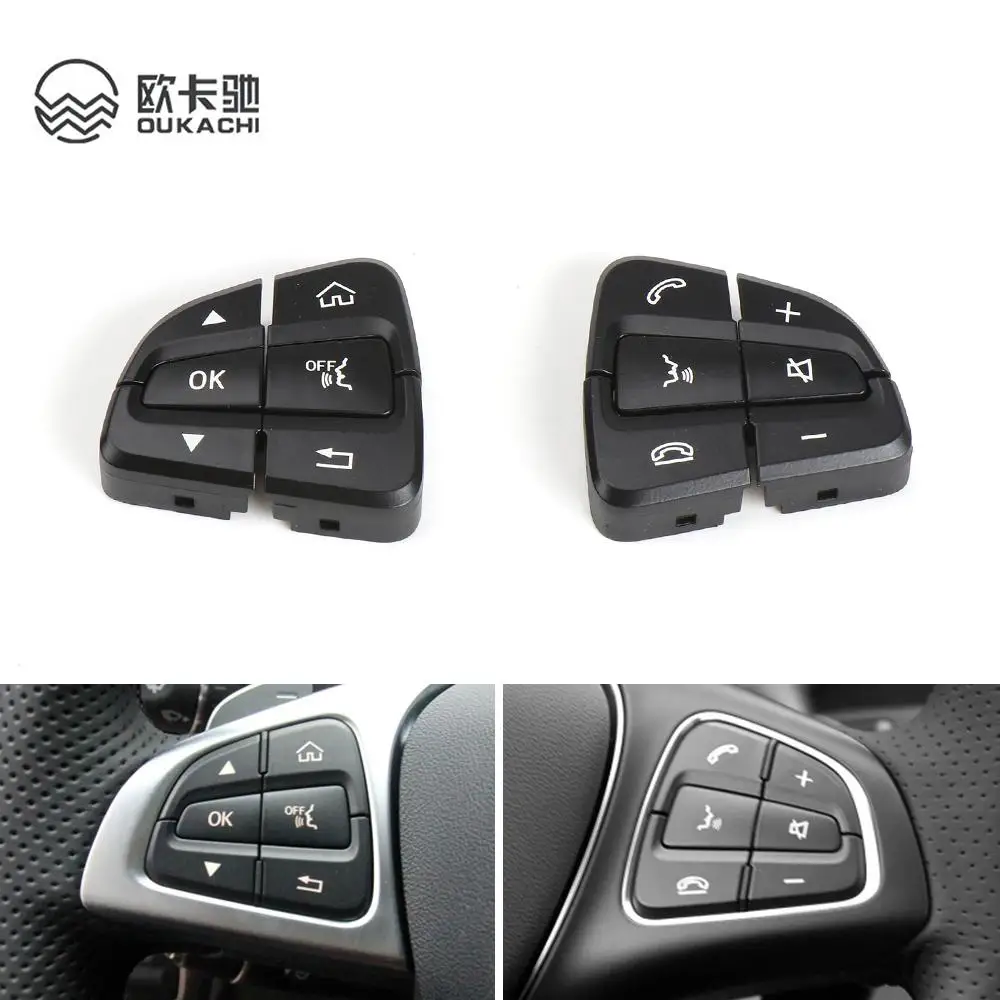 

Car Multi-function Steering Wheel Button Control Switch For Mercedes-Benz W205 W253 C GLC Class 0999050300