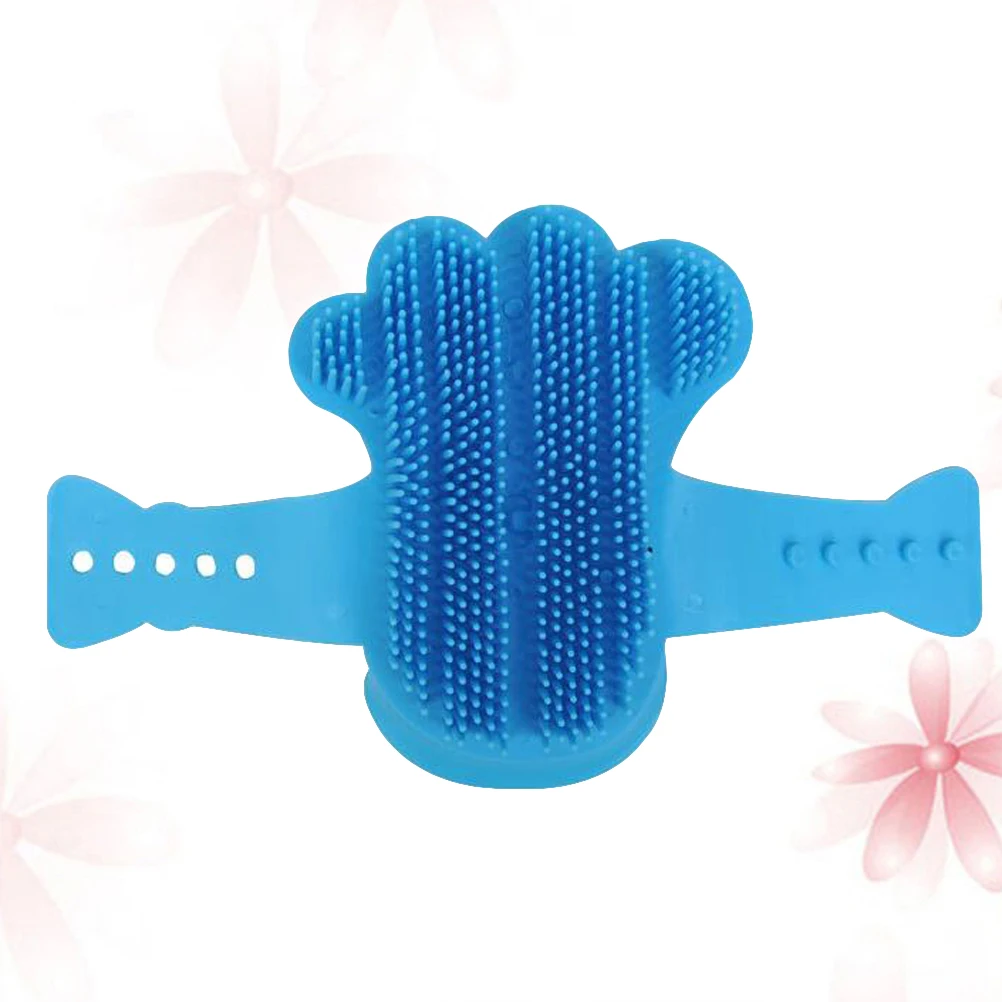 

Bath For Dogs Cats Massage Scrubber Adjustable Band Durable Rubber Hair Removal Tool Random Color Grooming Brush Dogs Pet