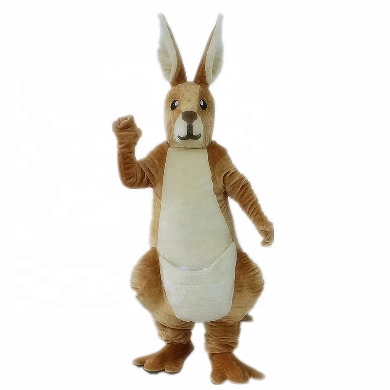 

Walking kangaroo mascot in giant life size fit all adults kangaroo mascot costume