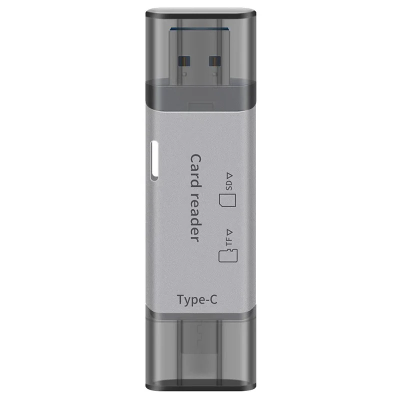 유형 C USB 3.0 카드 리더기 MacBook iPhone iPad 태블릿 노트북 PC 확장 어댑터 용 마이크로 SD TF 메모리 카드 작성기 어댑터