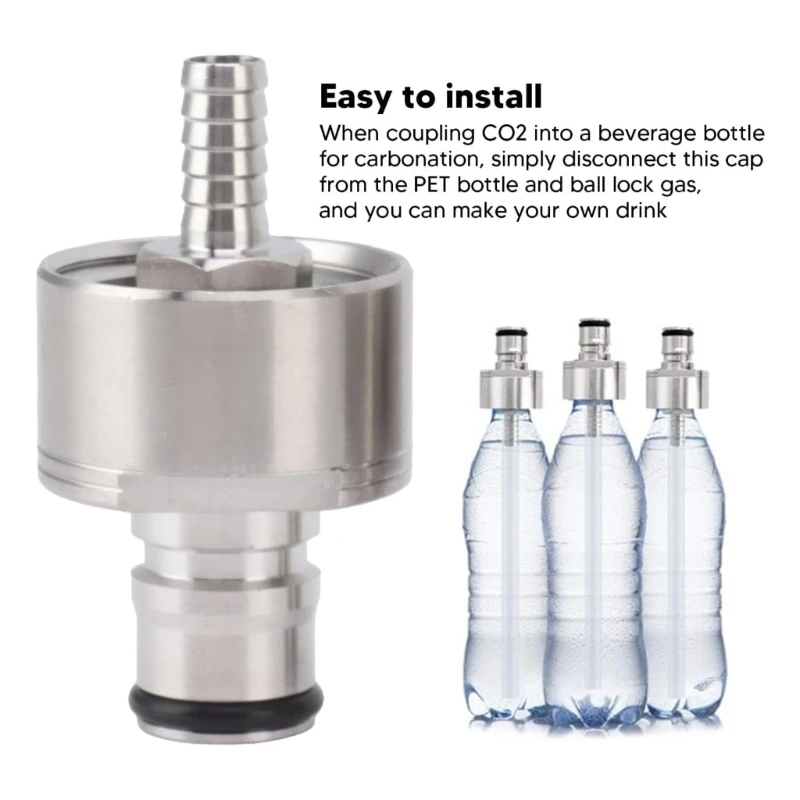Ball Lock Carbonation Caps Hook Pourer Thích hợp cho nhà hàng và bữa tiệc tại nhà