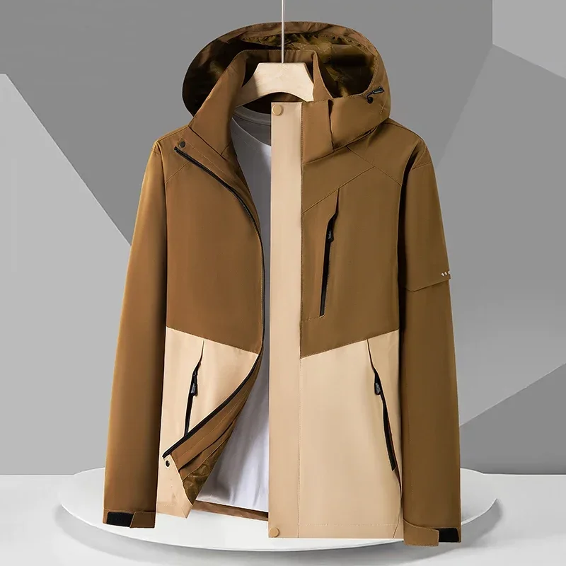 

Unisex Breathable Mans Outdoor Coat Mountain Climbing Jacket Spring Autumn Windproof Waterproof Jackets Mens 2025 Korean Fashion