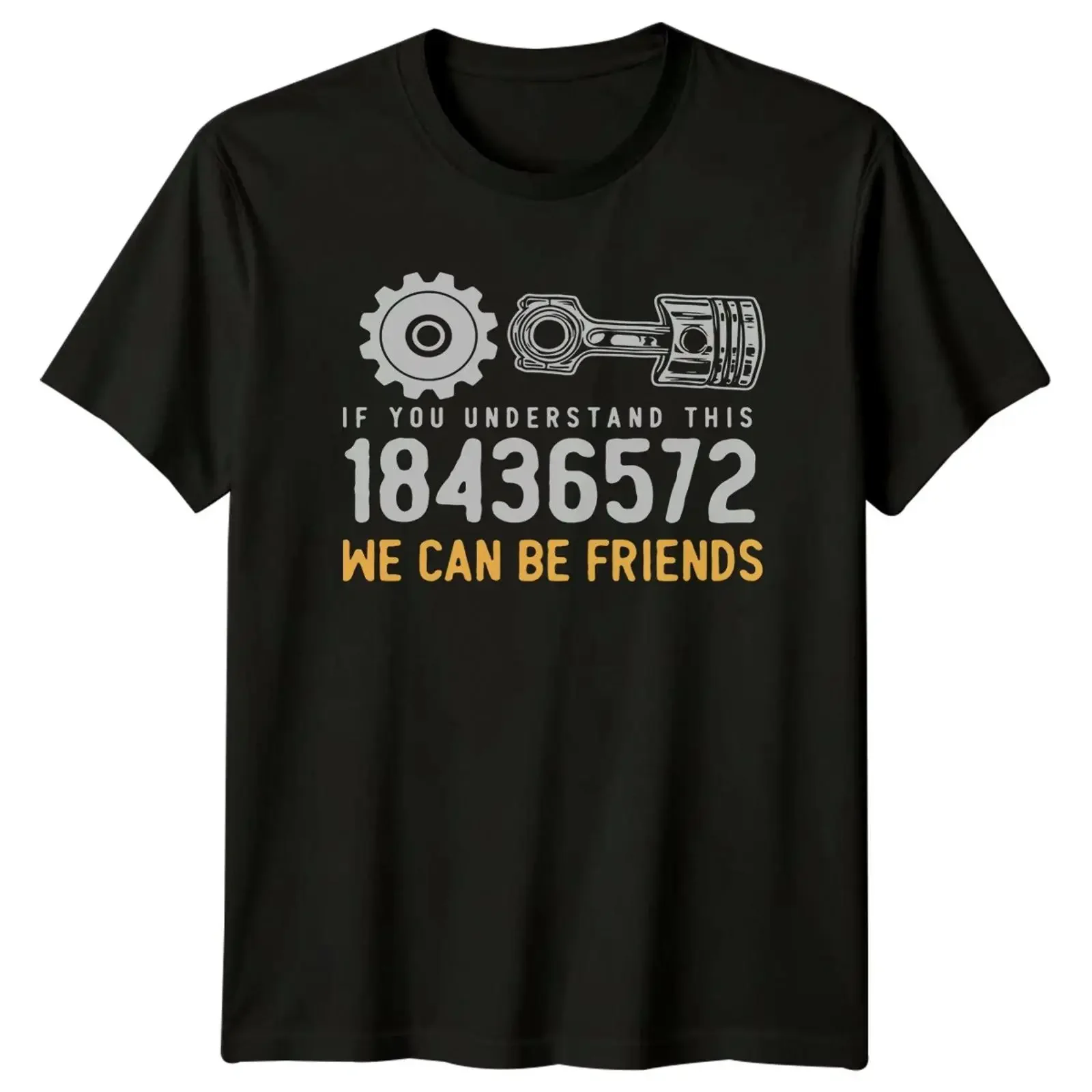 Si vous comprenez ceci, t-shirt homme 18436572, pour passionné d'automobile, anniversaire, vintage, graphique délavé, streetwear homme, décontracté, doux
