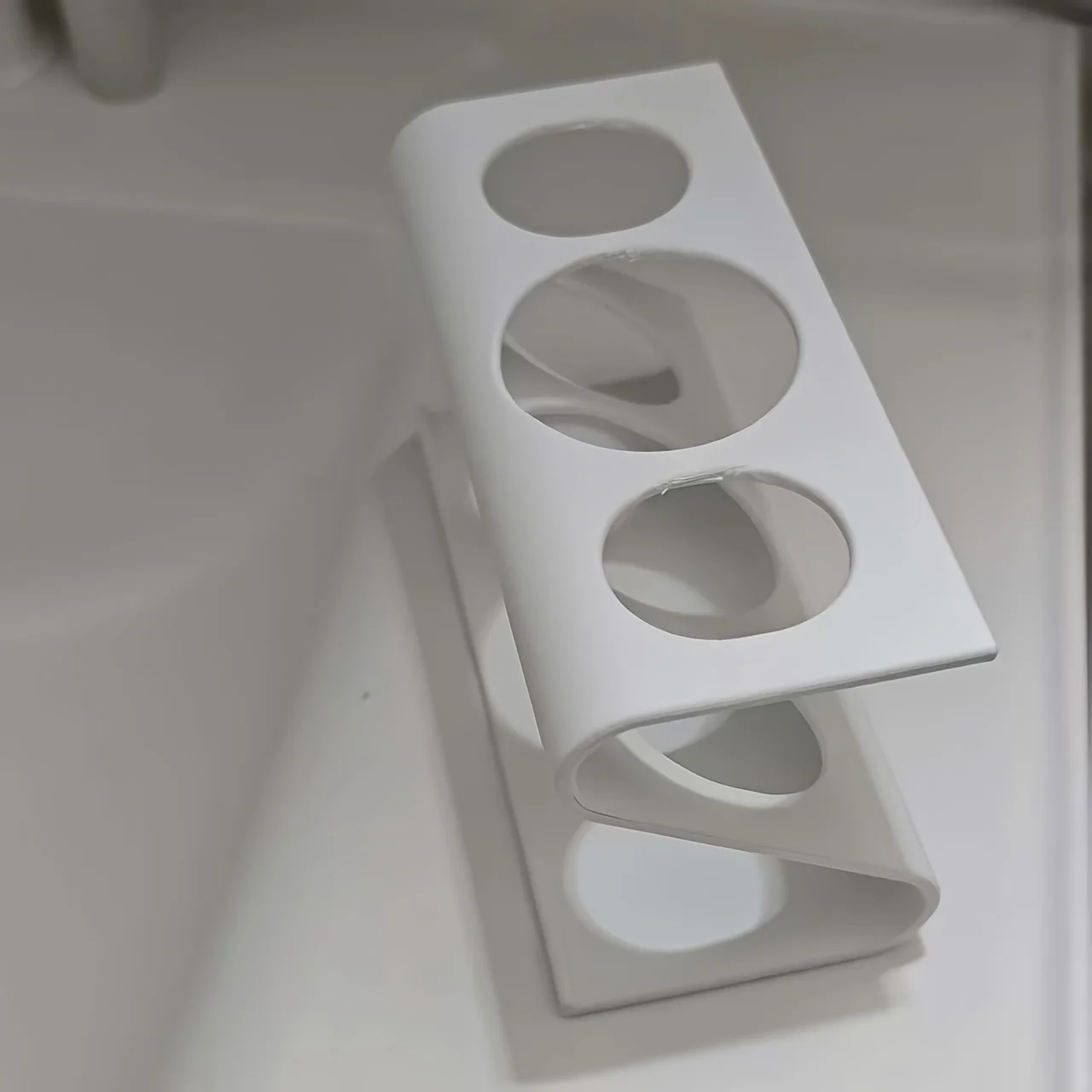 Suporte Organizador de 3 Compartimentos para Escova de Dentes Elétrica e Pasta de Dente, para Pia de Banheiro, Suporte para Navalha de Barbear, para Bancada de Banheiro Doméstico