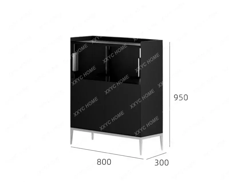 

A Nordic style light luxury dining side cabinet sofa back cabinet sofa back living room wine cabinet
