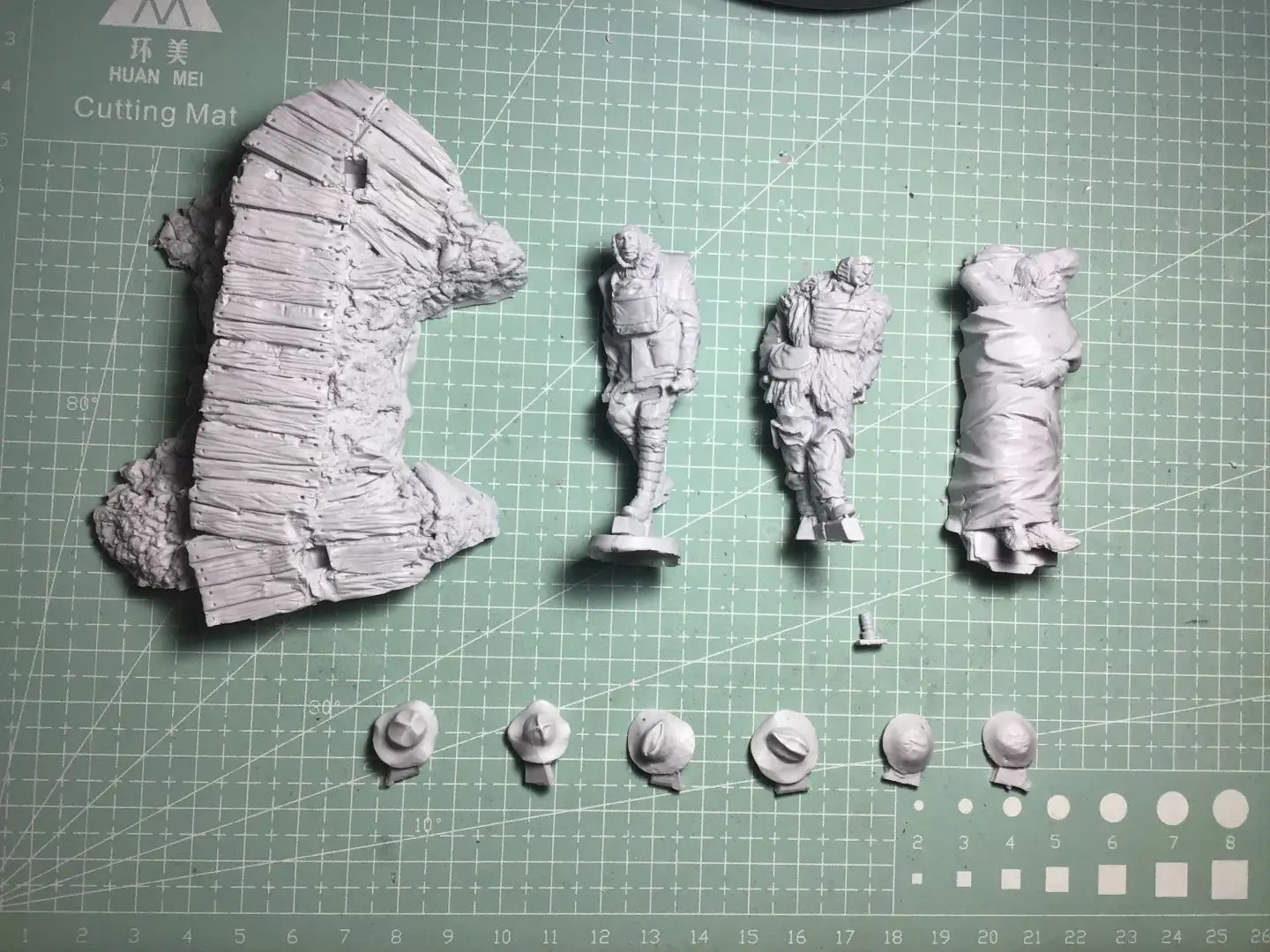 54mm  Resin Model Figure GK，Unassembled and unpainted kit