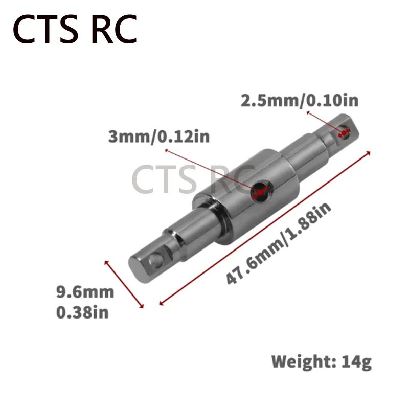 Metal Straight Shaft Differential Spool Locker 6882 for 1/10 RC Car Slash Rustler Stampede Telluride 4x4 Rally VXL 4-Tec 2.0 3.0