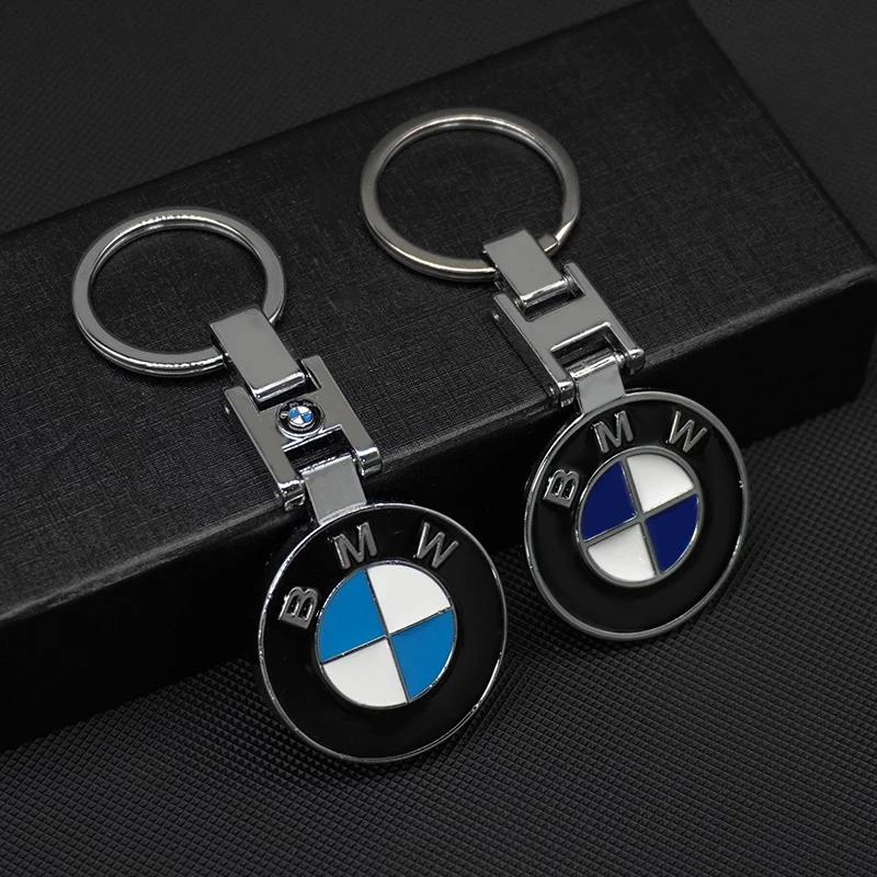 Metal Alloy Car Emblem Key Chain Minimalist Key Ring For BMW X1 X2 X3 X5 X4 X6 X7 G30 G20 G32 G11G12 F40 F30 F20 F10 F34 F07