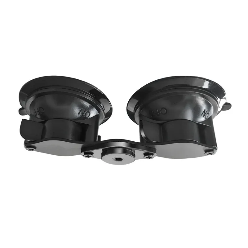1/4 Screw Hole Threaded Adapter Double / Triple Twist Lock Suction Cup Base Window Mount for Action Camera Accessories
