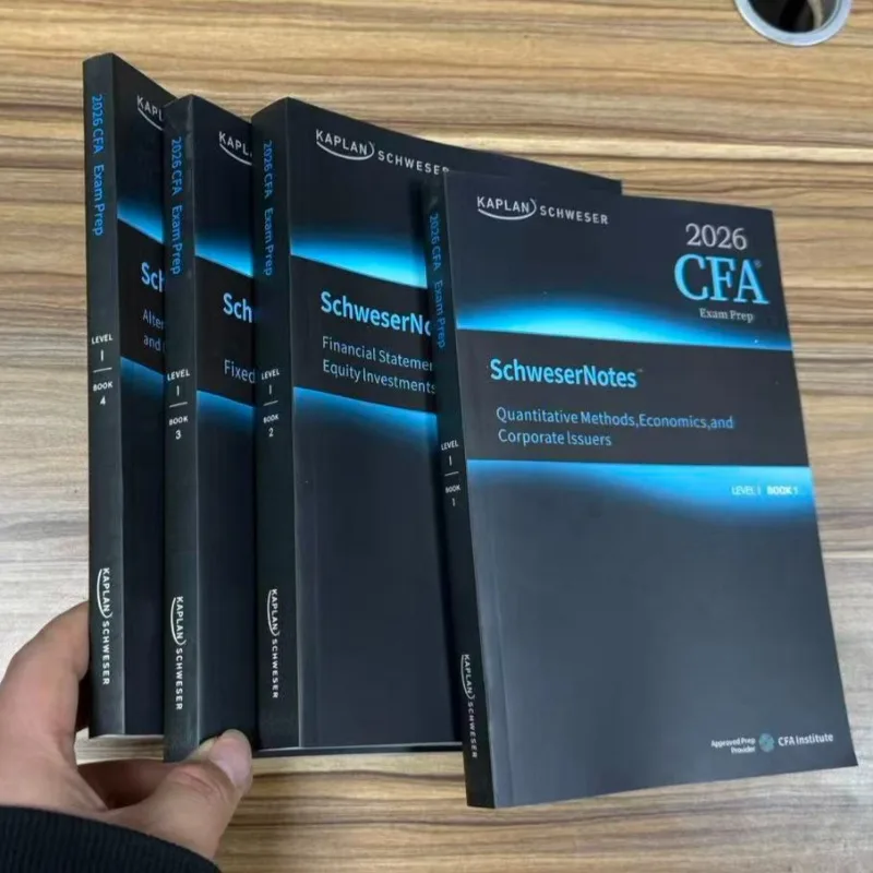 2026 CFA Level 1 Exam Prep: Schweser Notes for Quantitative Methods, Financial Statements, Equity,Fixed Income, Portfolio Ethics