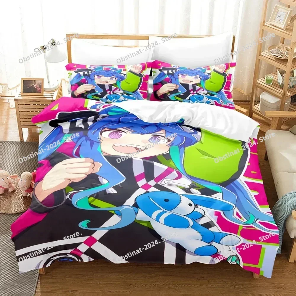 3D Anime Uma Musume Pretty Derby Twin Turbo Bedding Set Printed With Pillowcase Duvet Cover Soft Single Double Queen King Size