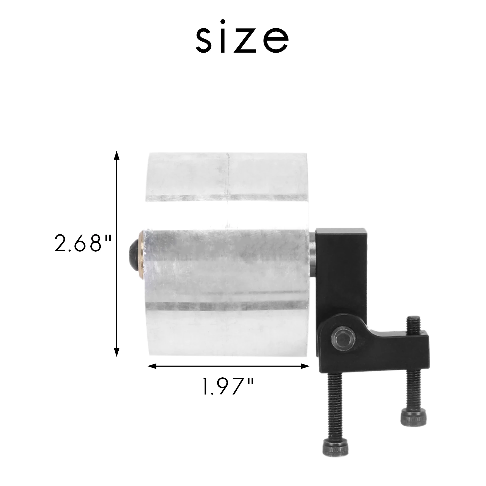 Lightweight Belt Grinder Wheelφ68x50mm Aluminum Alloy 6301 Bearing Driving Wheel For Sanding Machine Woodworking DIY Tool