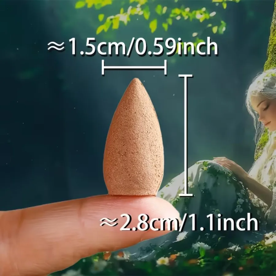 Multi flavor mixed reflux fragrance cone, suitable for home use, long-lasting aroma, fresh air, holiday gift