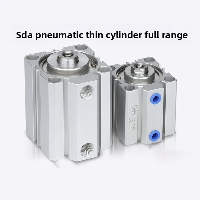 SDA Series SDA20 SDA25 SDA32 SDA40 SDA50 SDA63 Compact Cylinder Stroke 5 10 20 25 30 Double Acting Air Pneumatic Piston Cylinder