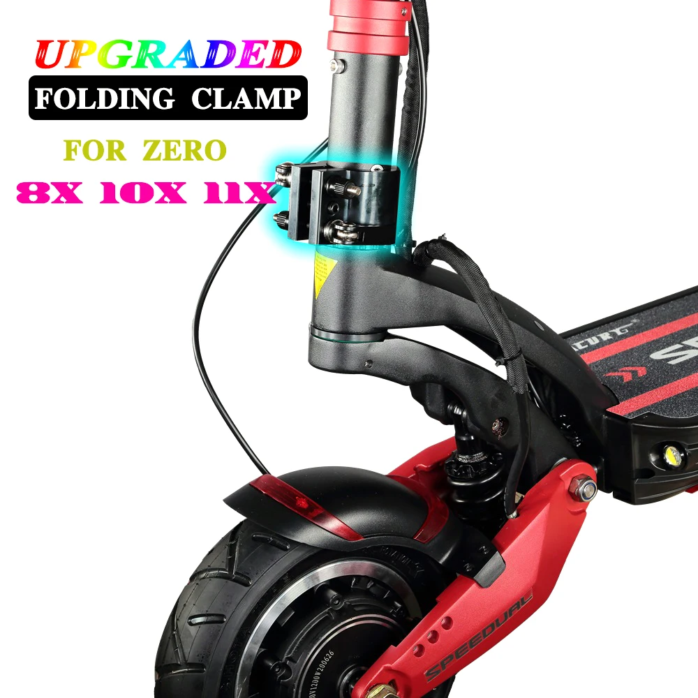 Upgraded Folding Clamp For Dualtron Dt3 Spider For Zero 8X 10X 11X For Speedual Series Electric Scooter Rugged Lock For Kugoo G1