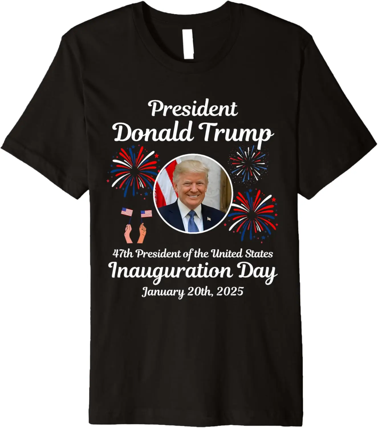 Donald Trump Día de la inauguración 2025 47.o presidente de EE. UU. Camiseta premium