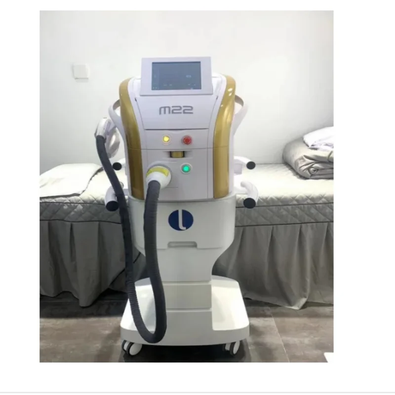 Machine d'épilation au laser esthétique IPL, OPT E-Light, traitement de l'acné, élimination vasculaire, multi-applications, raffermissement de la peau, M22