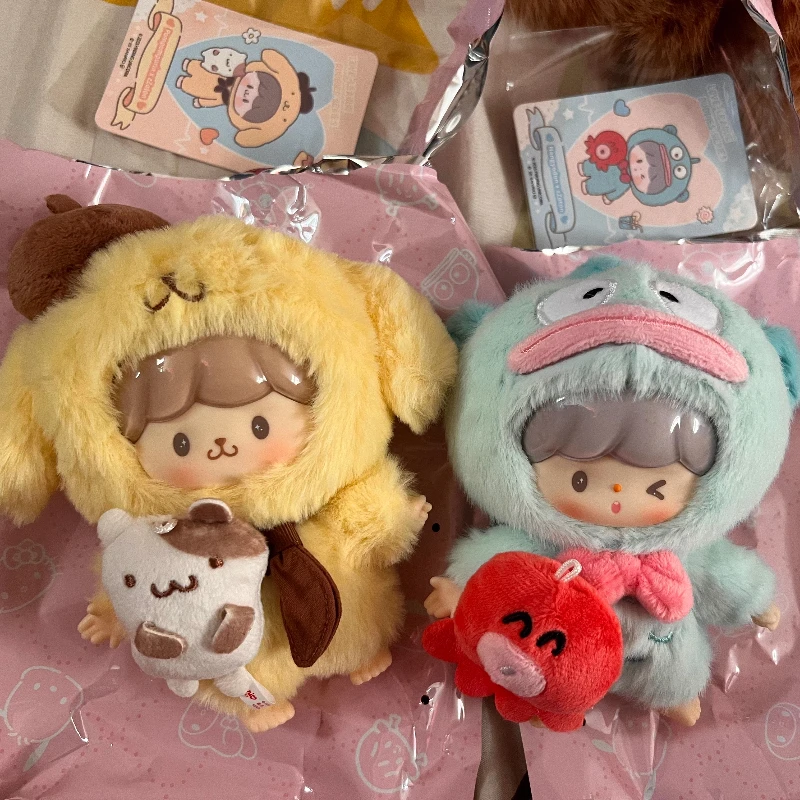 

100% Genuine Sanrio Family Characters X Zzoton Love-League Buddies Series Vinyl Doll Blind Box Hello Kitty Kuromi Melody Toy