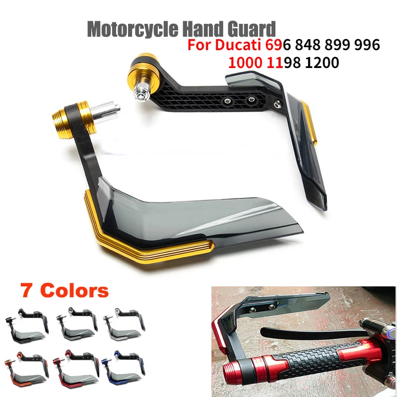 

For Ducati 696 848 899 996 1000 1198 1200 Windproof Handguard Hand Guards Shield Handlebar Windshield Modified Protective Gear