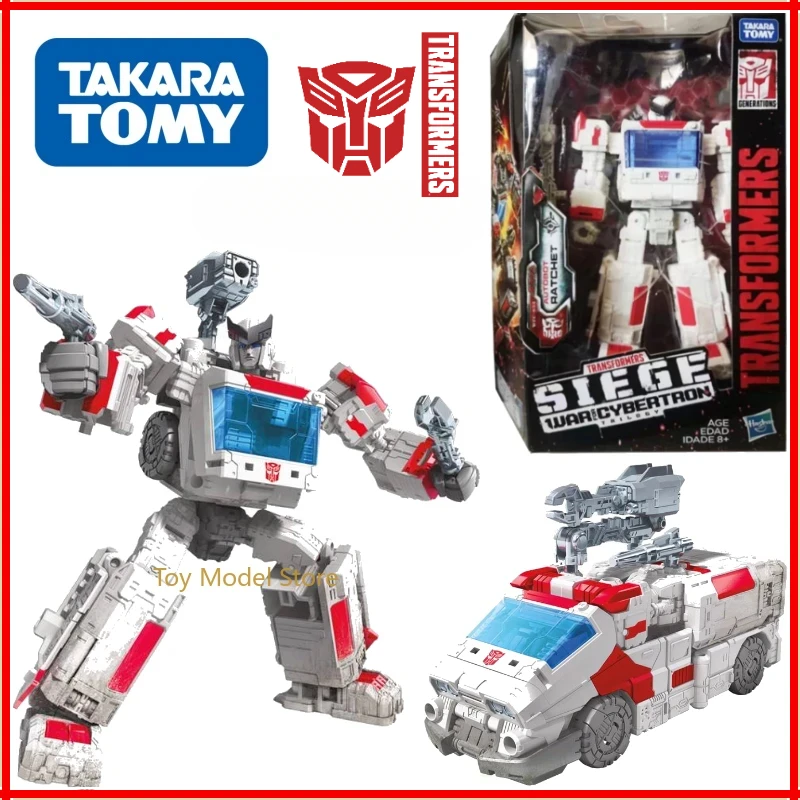 Transformadores originales Serie G Siege Channel Limited WFC-S34 ambulancia figuras de acción Robot juguetes de modelos coleccionables regalos de coche