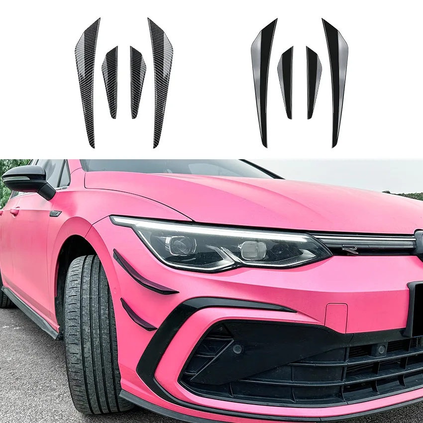 For Volkswagen Golf MK8 Standard GTI Rline Car body side front wind blade modification Car Accessories