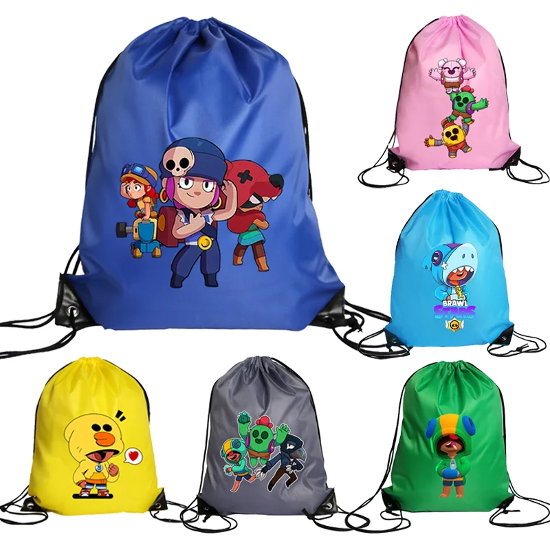 Leon-bolsa con cordón, figura de juego, bolsillo de cuerda para niños y niñas, almacenamiento de ropa de piscina, mochila impermeable, regalos para niños