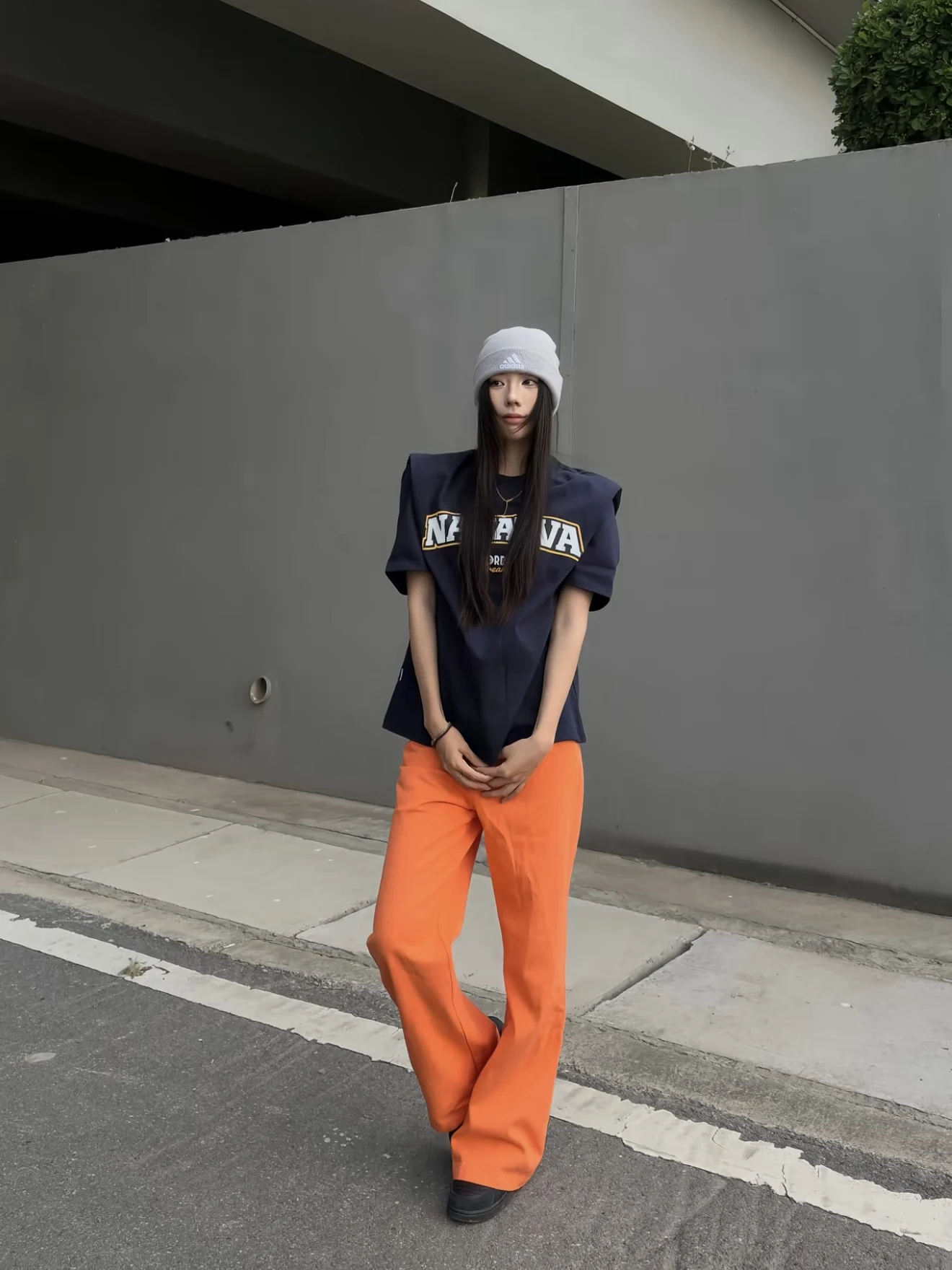 Island Vacation Dopaamine Bright Color Casual Pants Loose Fit Jeans Men Women Design Sense Washed Denim Long Trousers