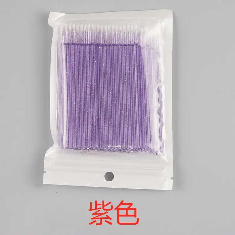 100PCS Wimpern Verlängerung Reinigung Tupfer Lash Lift Kleber Entferner Applikatoren Microblade Make-Up Pinsel Wimpern Dauerwelle Werkzeuge