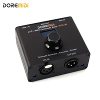 Dispositivo DOREMIDI LTC-MIDI Timecode Sync (MTC-20) para sincronizar el código de tiempo MIDI y el código de tiempo SMPTE LTC