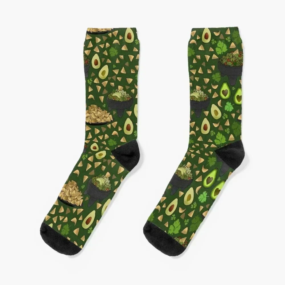 

Guacamole Love Socks sport Lots christmas gift hiphop Woman Socks Men's