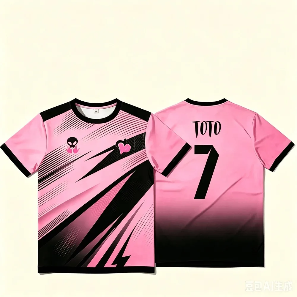90-minute Series Summer Fashion Breathable 3D Children's Football Jersey T-shirt, Suitable for Outdoor Sports Wearing
