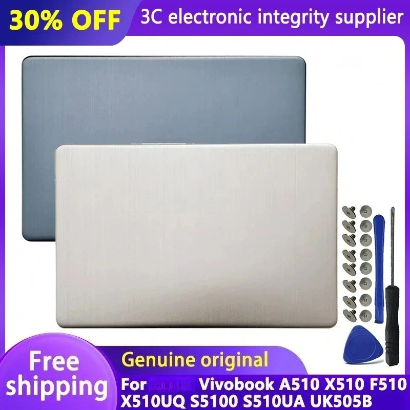 

NEW Metal Top Case for Vivobook A510 X510 F510 X510UQ S5100 S510UA UK505B Laptop LCD Back Cover Aluminium Replace Housing